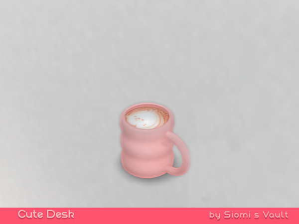 Sims 4 — Cute Desk - Mug by siomisvault — And now a bit of light here! A cute set for you! Thank you so much for your