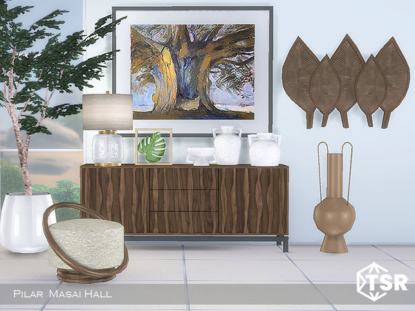 Sims 4 — Masai Hall by Pilar — Created by Pilar for TSR sims4