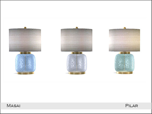 Sims 4 — Masai TableLamp by Pilar — Created by Pilar for TSR sims4
