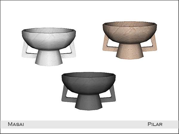 Sims 4 — Masai Vase3 by Pilar — Created by Pilar for TSR sims4