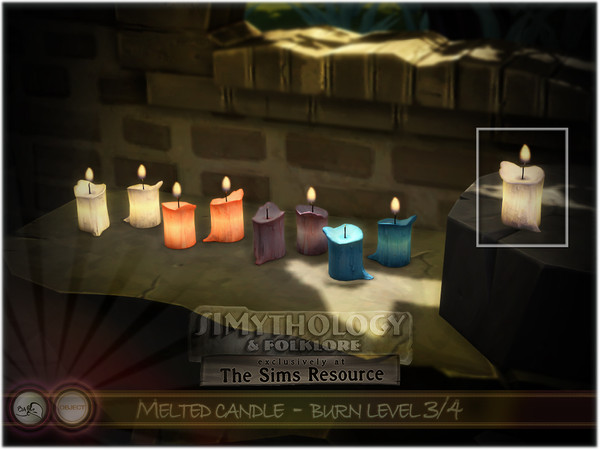 Sims 4 — BAkalia_SIMythology_OldCandle-3 by BAkalia — I will complete the description later