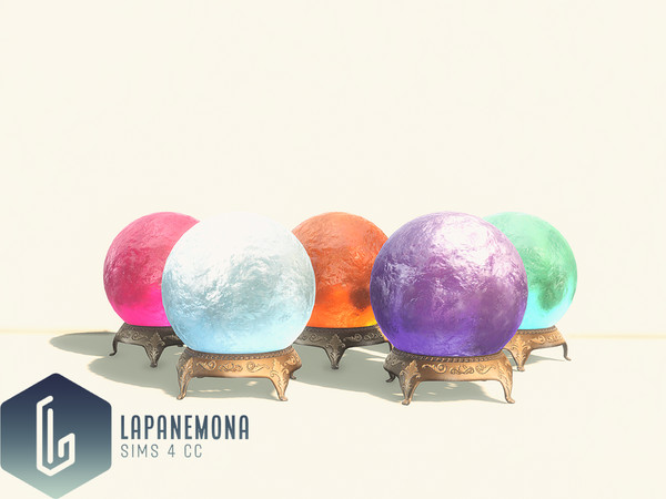 Sims 4 — Crystal ball - Harmony set by Lapanemona — This set looked very differently in my head when I started to make
