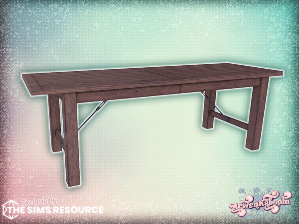 Sims 4 — Havenight - Dining Table by ArwenKaboom — New sets featuring an elegant and dark colored dining room. Find all