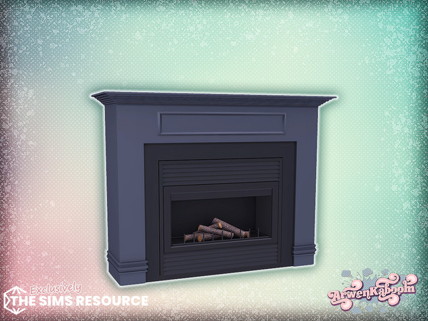 Sims 4 — Havenight - Fireplace by ArwenKaboom — New sets featuring an elegant and dark colored dining room. Find all