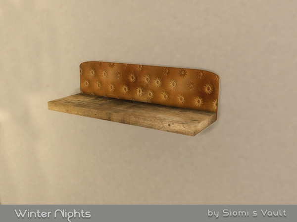 Sims 4 — Winter Nights - Shelf by siomisvault — And winter nights...I wish were winter here it's summer...and hot...I