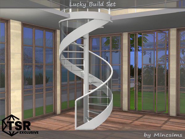 Sims 4 — Lucky Build Set by Mincsims — This set makes space with a simple and modern design.