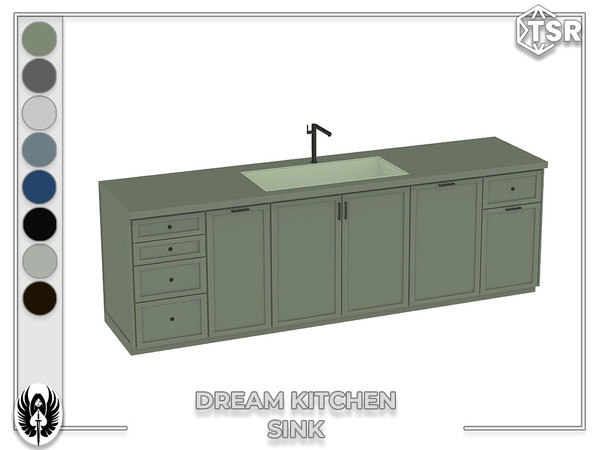 Sims 4 — Nemesis_im - Dream Kitchen Sink by nemesis_im — Sets of furniture from Dream Kitchen This set includes 7 items