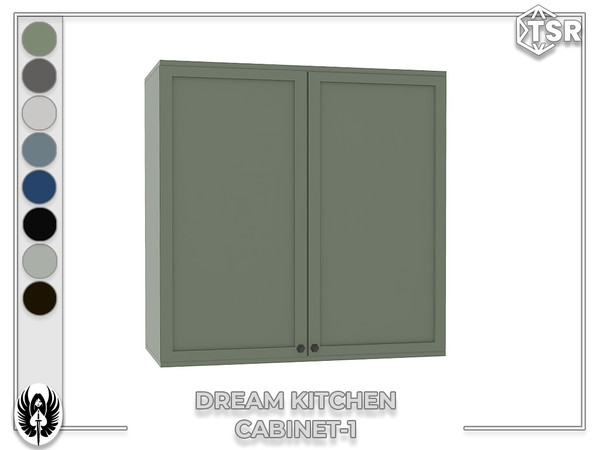Sims 4 — Nemesis_im - Dream Kitchen Cabinet-1 by nemesis_im — Sets of furniture from Dream Kitchen This set includes 7