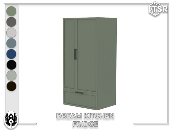 Sims 4 — Nemesis_im - Dream Kitchen Fridge by nemesis_im — Sets of furniture from Dream Kitchen This set includes 7 items