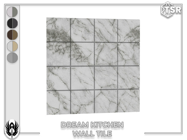 Sims 4 — Nemesis_im - Dream Kitchen Wall Tile by nemesis_im — Sets of furniture from Dream Kitchen This set includes 7