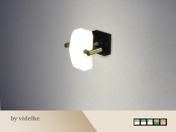 Sims 4 — Deco Light by videlke2 — Bathroom with variants. Inspired by art deco.