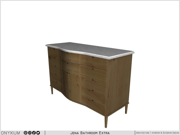 Sims 4 — Jena Countertop With Cupboard by Onyxium — Onyxium@TSR Design Workshop Bathroom Collection - Belong To The 2023