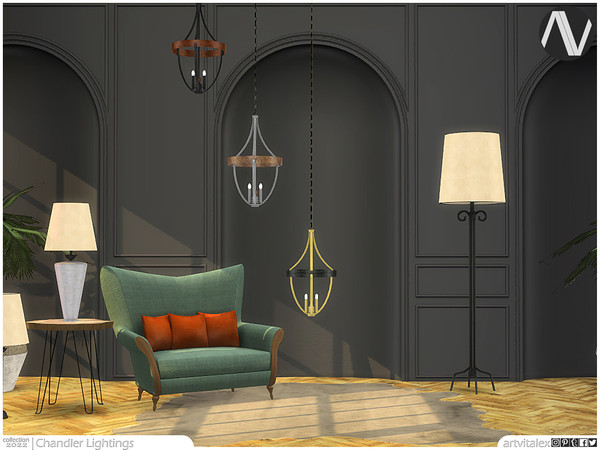 Sims 3 — Chartres Lightings by ArtVitalex — Lighting Collection - Belong to 2023 All Rights Reserved. ArtVitalex@TSR -