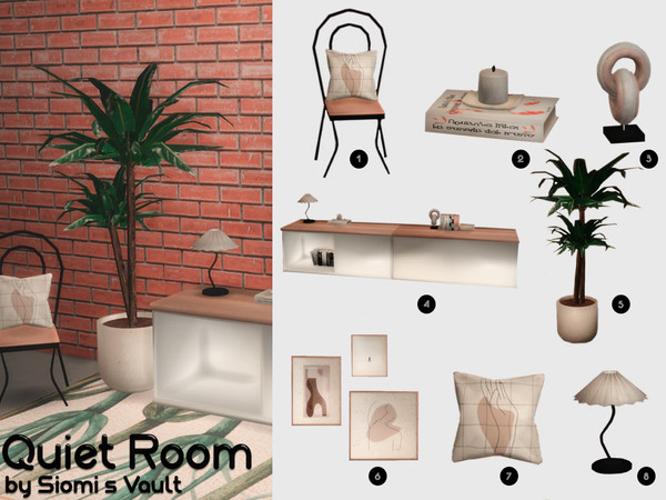 Sims 4 — Quiet Room by siomisvault — We always need a quiet room to read a good book! Thank you so much for your love and