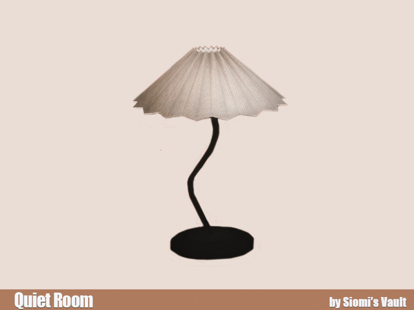 Sims 4 — Quiet Room - Table Lamp by siomisvault — We always need a quiet room to read a good book! Thank you so much for