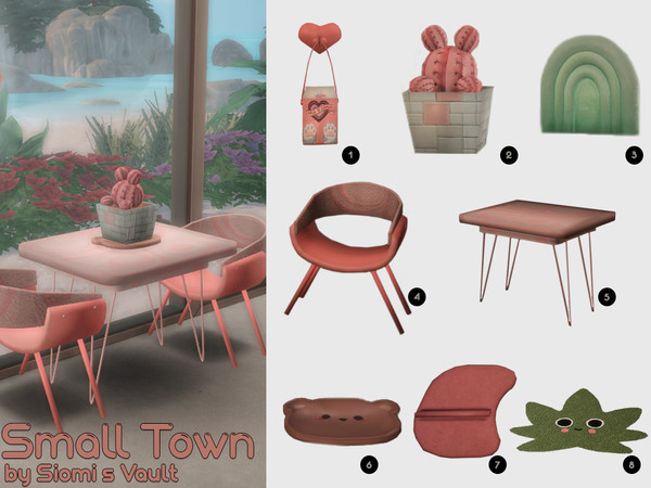 Sims 4 — Small Town by siomisvault — Super cute dfjkndsf it's for my new house with 2 sims one is deadly cute I hope you