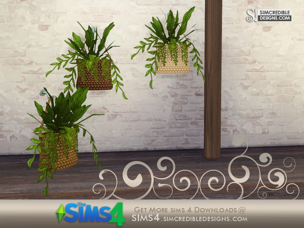 Sims 4 — Breezy plant bag by SIMcredible! — by SIMcredibledesigns.com available at TSR __________________ * 3 colors