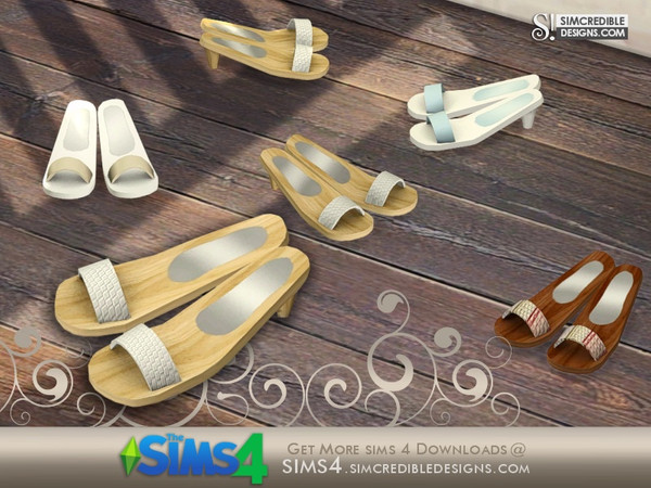 Sims 4 — Breezy sandals by SIMcredible! — by SIMcredibledesigns.com available at TSR __________________ * 4 colors