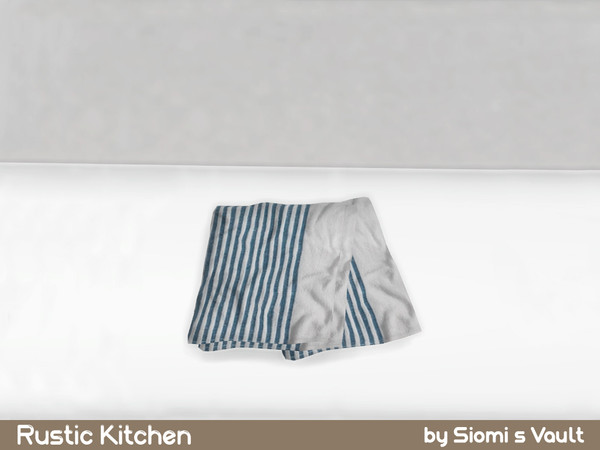 Sims 4 — Rustic Kitchen - Tea towels by siomisvault — A rustic kitchen objects but it's for all kind of kitchen because