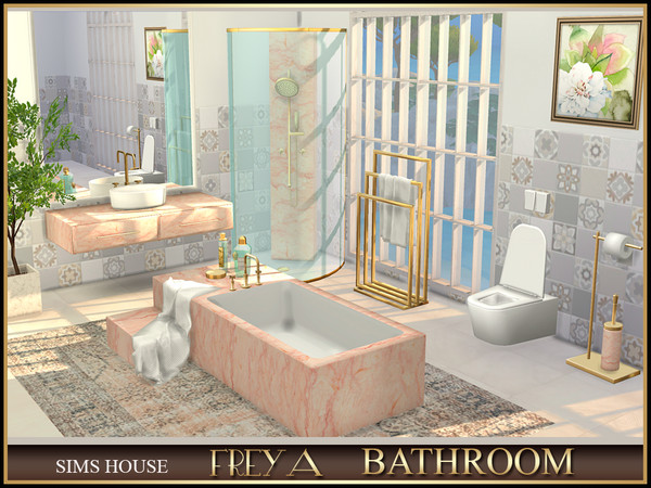 Sims 4 — BATHROOM FREYA by Sims_House — BATHROOM FREYA