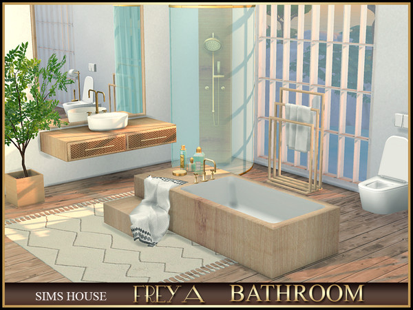 Sims 4 — SHOWER CABIN BATHROOM FREYA by Sims_House — BATHROOM FREYA