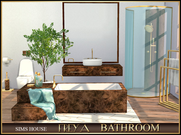 Sims 4 — Sink  BATHROOM FREYA by Sims_House — BATHROOM FREYA