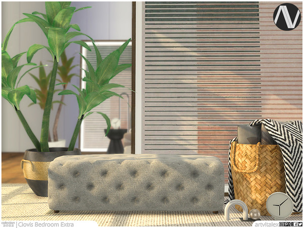 Sims 3 — Clovis Bedroom Extra by ArtVitalex — Bedroom Collection - Belong to 2023 All Rights Reserved. ArtVitalex@TSR -