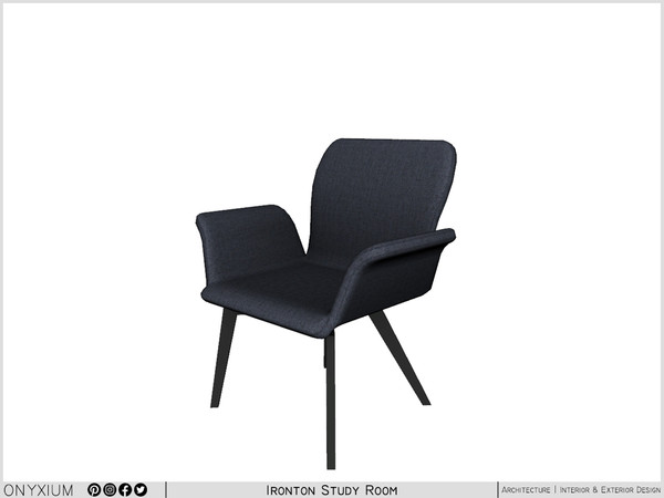 Sims 4 — Ironton Chair by Onyxium — Onyxium@TSR Design Workshop Bathroom Collection - Belong To The 2023 Year
