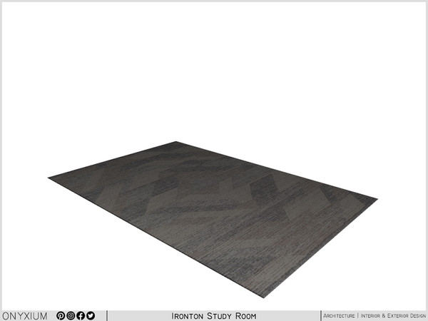Sims 4 — Ironton Rug by Onyxium — Onyxium@TSR Design Workshop Bathroom Collection - Belong To The 2023 Year