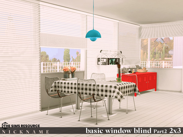 Sims 4 — basic window blind set_2x3 V4 (opend) by NICKNAME_sims4 — basic window blind set Part 2_2x3 10 package files.