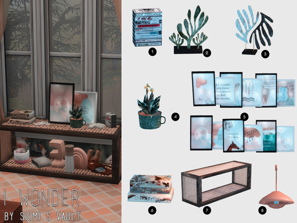 Sims 4 — I wonder by siomisvault — And I wonder if you know ... this set is part of this new boho house and I'm loving it