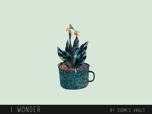 Sims 4 — I Wonder - Tropical plant by siomisvault — And I wonder if you know ... this set is part of this new boho house