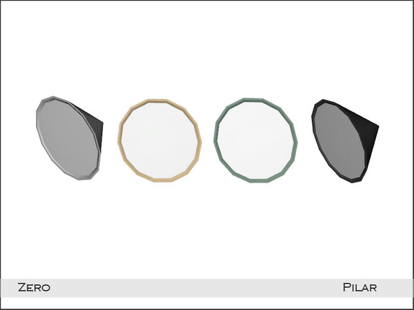 Sims 4 — Pilar Zero WallLight by Pilar — Decorate your bathroom with a tropical touch