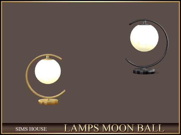 Sims 4 — MOON BALL WALL LAMP 3 by Sims_House — LAMP SET MOON BALL: