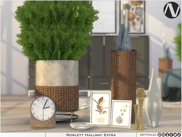 Sims 3 — Rowlett Hallway Extra by ArtVitalex — Hallway Collection All rights reserved - Belong to 2024 ArtVitalex@TSR -