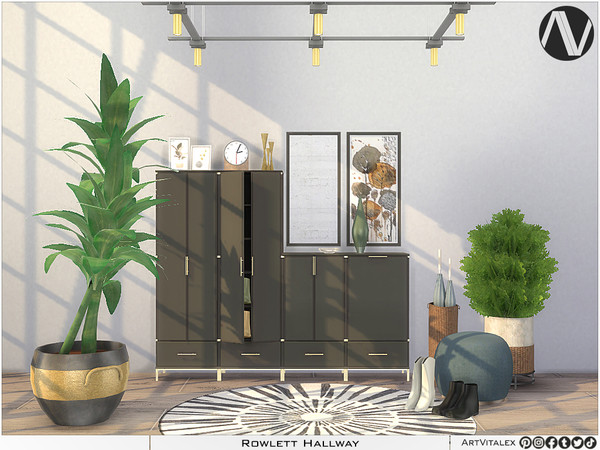 Sims 3 — Rowlett Hallway by ArtVitalex — Hallway Collection All rights reserved - Belong to 2024 ArtVitalex@TSR - Custom