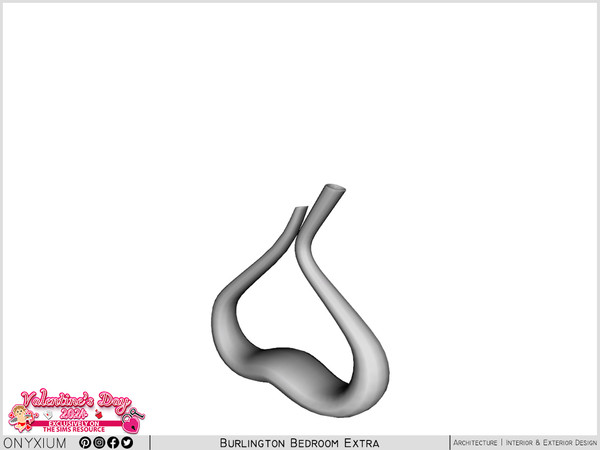 Sims 4 — Burlington Heart Shaped Vase by Onyxium — Onyxium@TSR Design Workshop Dining Room Collection - Belong To The
