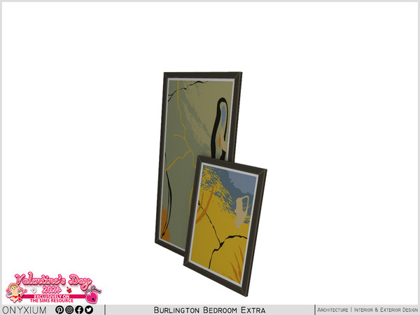 Sims 4 — Burlington Big Painting Frames by Onyxium — Onyxium@TSR Design Workshop Dining Room Collection - Belong To The