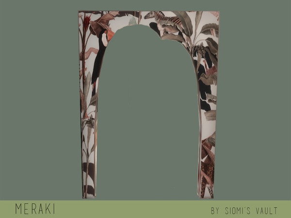 Sims 4 — Meraki - Arch by siomisvault — Meraki : (v). To do something with soul, creativity, or love; to put something of