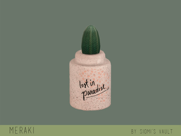 Sims 4 — Meraki - Cactus by siomisvault — Meraki : (v). To do something with soul, creativity, or love; to put something