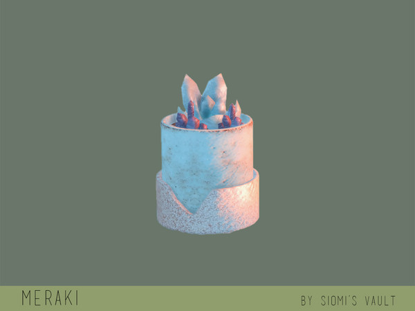 Sims 4 — Meraki - Suculent by siomisvault — Meraki : (v). To do something with soul, creativity, or love; to put