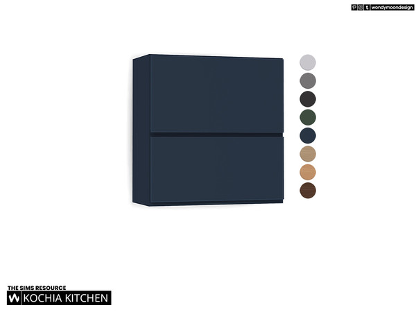 Sims 4 — Kochia Cabinet by wondymoon — Modern style kochia kitchen cabinets!