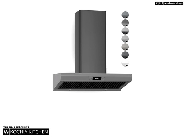 Sims 4 — Kochia Stove Hood by wondymoon — Modern style kochia kitchen appliances!