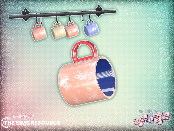 Sims 4 — Grin - Cup by ArwenKaboom — New kitchen set in multiple recolors. Find all items by searching "Grin"