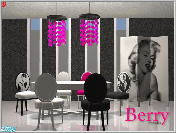 Sims 2 — Berry  by Sasilia — A poppy mixture of classic and modern