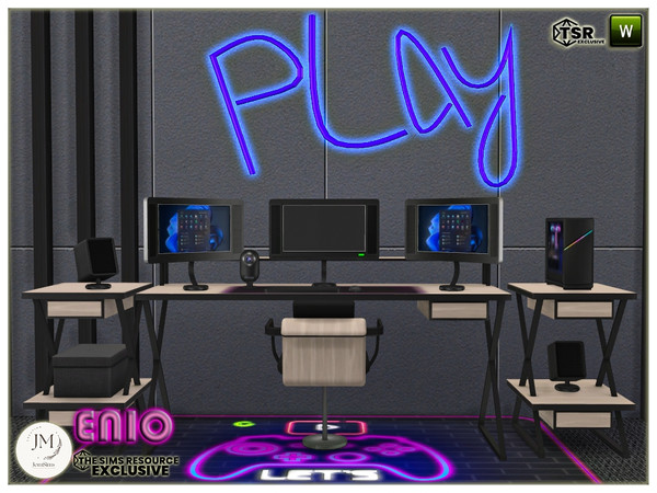 Sims 4 — Enio office set by jomsims — Enio office set