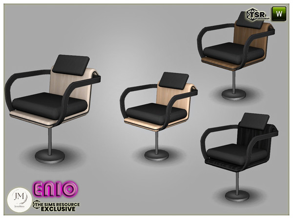 Sims 4 — enio office chair desk by jomsims — Enio office set