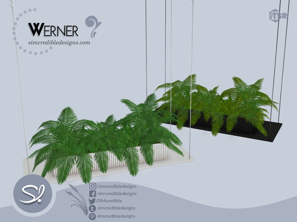 Sims 4 — Werner Ceiling Decor tall by SIMcredible! — A modern kitchen in 6 colors for minimalist fans. This is the first