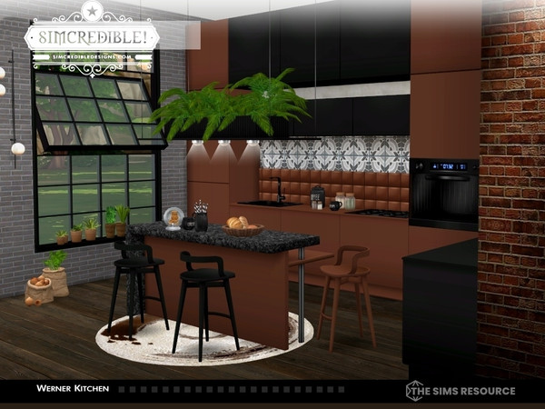 Sims 4 — Werner 2 [patreon] by SIMcredible! — This is the second part of our Werner kitchen set, including all the