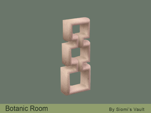 Sims 4 — Botanic Room - Desk Sculpture by siomisvault — Hello! I made this it's part of a room full of plants and is also